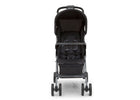 Little Folks Black (001) Classic Tour Stroller by Delta Children, Front Silo View 3-Classic Tour Stroller