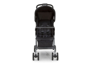 Little Folks Black (001) Classic Tour Stroller by Delta Children, Front Silo View 5-Classic Tour Stroller