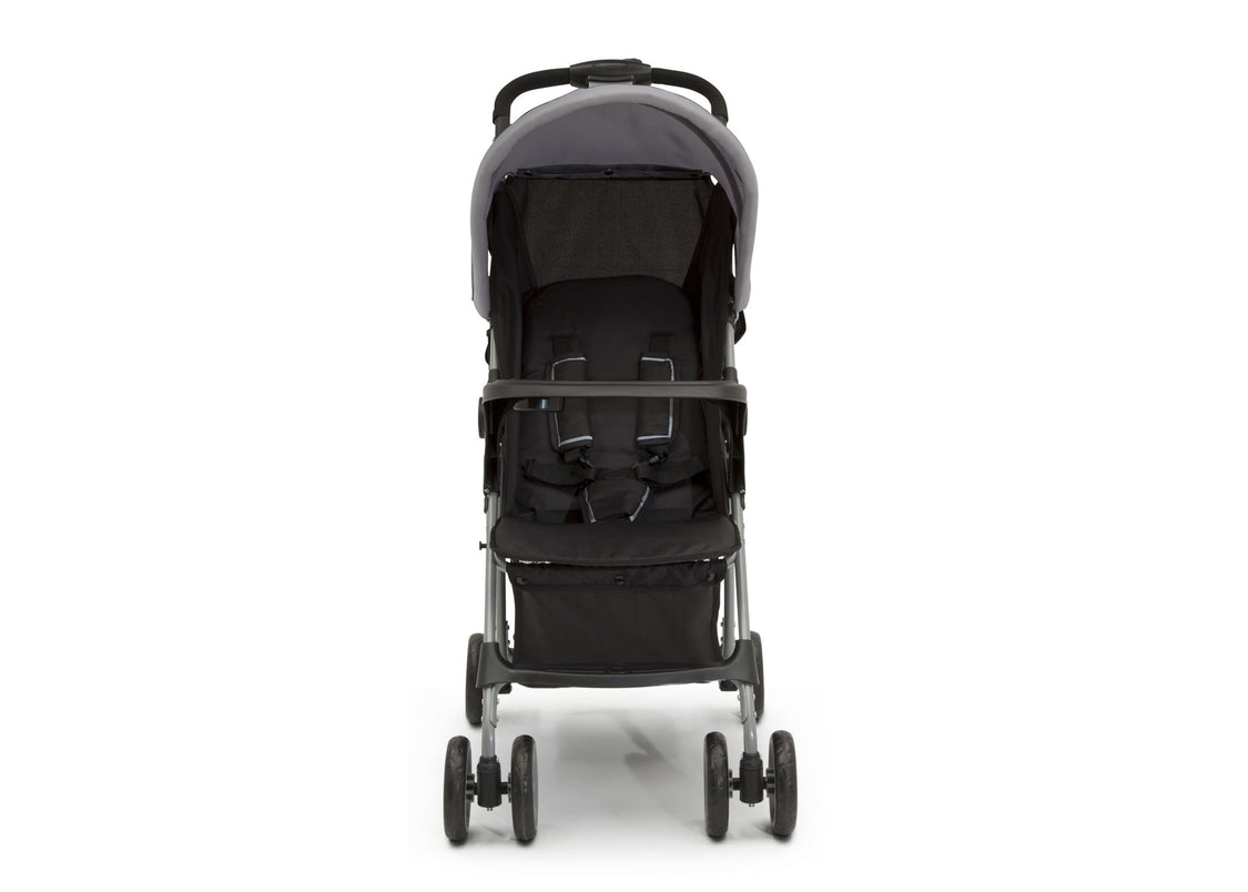 Little Folks Grey (2172) Classic Tour Stroller by Delta Children, Front Silo View