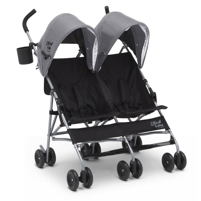 Olympia Side x Side Double Stroller Grey (2172) 16-Olympia Side x Side Double Stroller