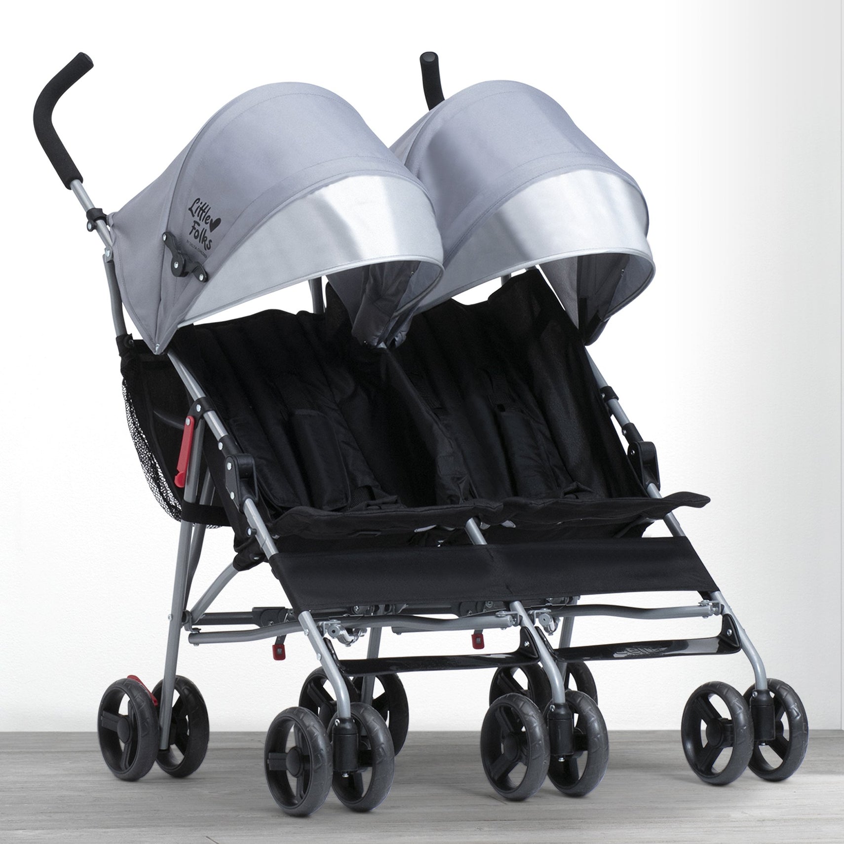 Olympia Side x Side Double Stroller Grey (2172)
