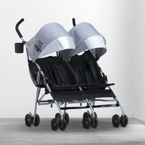 Olympia Side x Side Double Stroller Grey (2172) 7-Olympia Side x Side Double Stroller