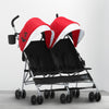 Olympia Side x Side Double Stroller Red (2173) 18-Olympia Side x Side Double Stroller