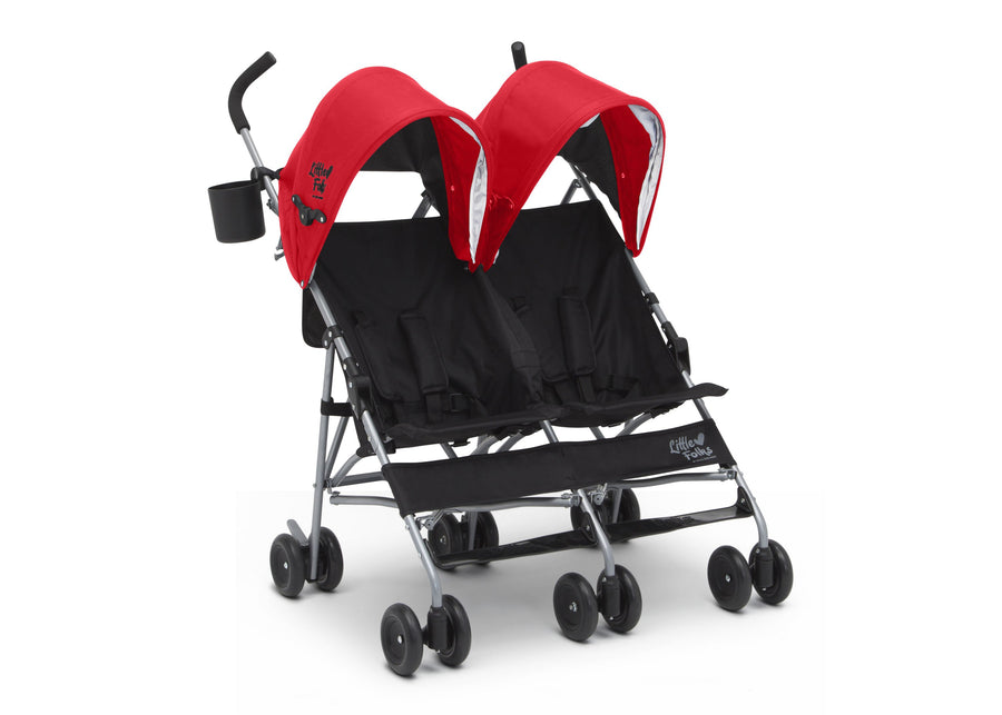 Olympia Side x Side Double Stroller Red (2173) 2-Olympia Side x Side Double Stroller
