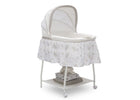 Little Folks Willow (2162) Silent Auto Gliding Bassinet by Delta Children, Right Silo View 2-Silent Auto Gliding Bassinet