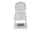 Little Folks Willow (2162) Silent Auto Gliding Bassinet by Delta Children, Front Silo View 3-Silent Auto Gliding Bassinet