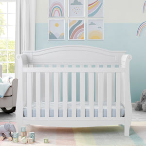 Lancaster 4-in-1 Convertible Crib Delta Children Bianca White (130) 552150-130 2