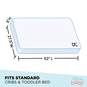 No Color (NO) 5-Disney Winnie the Pooh Dual Sided Crib and Toddler Mattress