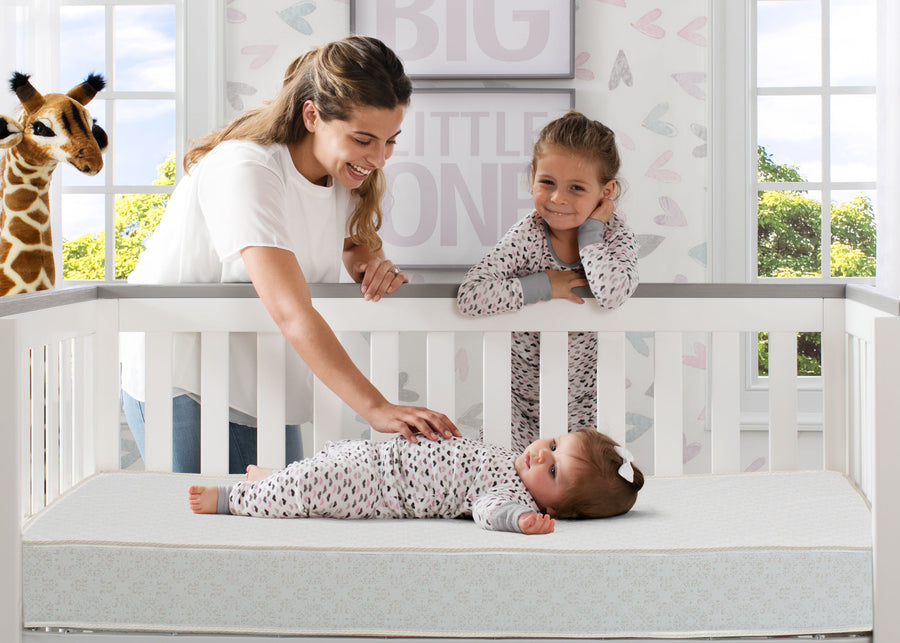 BeautySleep Spring Grove Crib and Toddler Mattress by Beautyrest, Lifestyle View 3-BeautySleep Spring Grove Crib and Toddler Mattress by Beautyrest