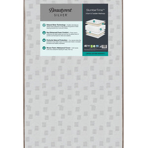 Beautyrest Silver Slumbertime Crib and Toddler Mattress 16-Beautyrest Silver Slumbertime Crib and Toddler Mattress