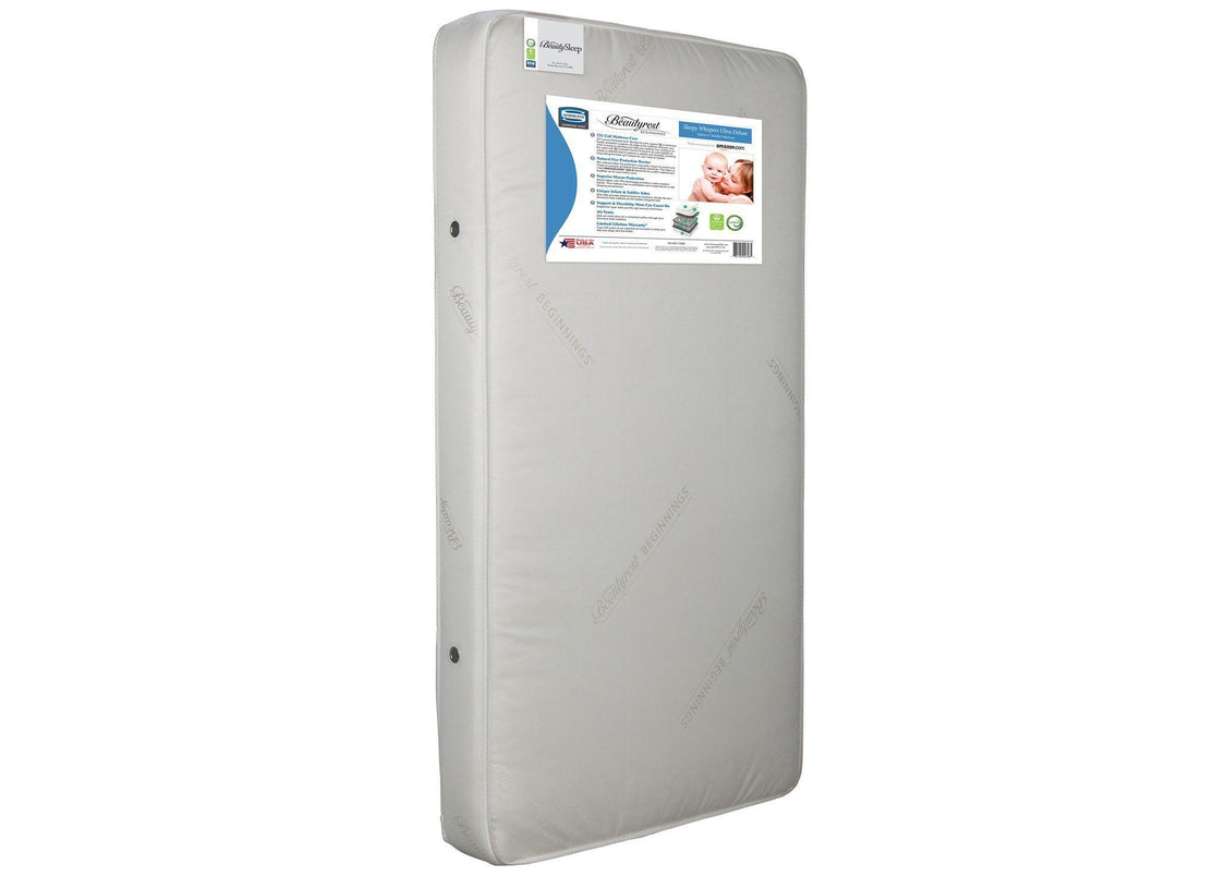 Simmons Kids BeautyrestÂ® Beginnings Sleepy Whispers Ultra Deluxe 231 Pocketed Coil Front View a4a No Color (NO)