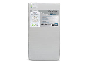 Beautyrest Silver Special Edition Hybrid Crib and Toddler Mattress, Front View 0-Beautyrest Silver Special Edition Hybrid Crib and Toddler Mattress