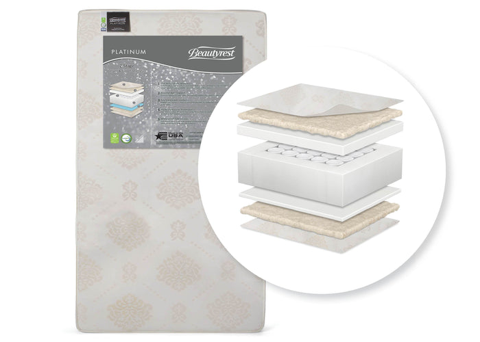 Serta Beautyrest PLATINUM 2 Stage Crib and Toddler Mattress (M59345-5040), a1a No Color (NO) 3-Beautyrest® PLATINUM® 2 Stage Crib and Toddler Mattress