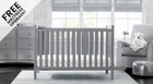 Mercer 6-in-1 Convertible Crib Grey 4-Mercer Collection