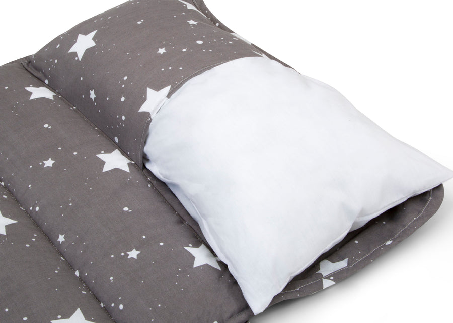 Dusty Skies (3400) 16-Nap Mat with Included Pillow and Blanket for Toddlers and Kids