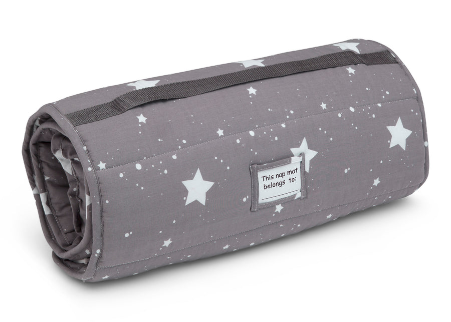 Dusty Skies (3400) 17-Nap Mat with Included Pillow and Blanket for Toddlers and Kids