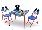 Disney Mickey Mouse (1053) 4-Piece Kids Furniture Set (99528MM), Table and Chairs, a3a 3-Mickey Mouse 4-Piece Kids Furniture Set