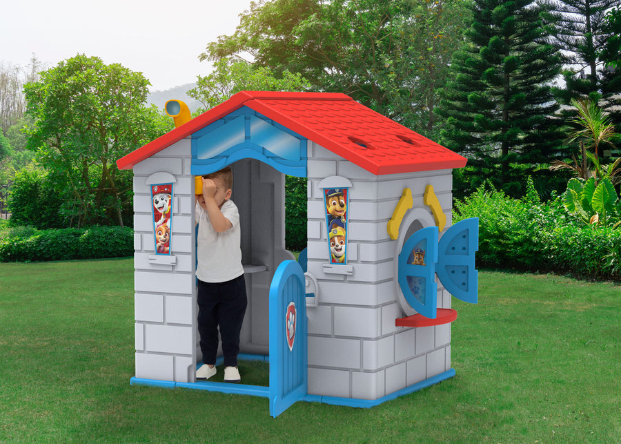 Paw Patrol (1121) 1-PAW Patrol Plastic Indoor/Outdoor Playhouse with Easy Assembly by Delta Children
