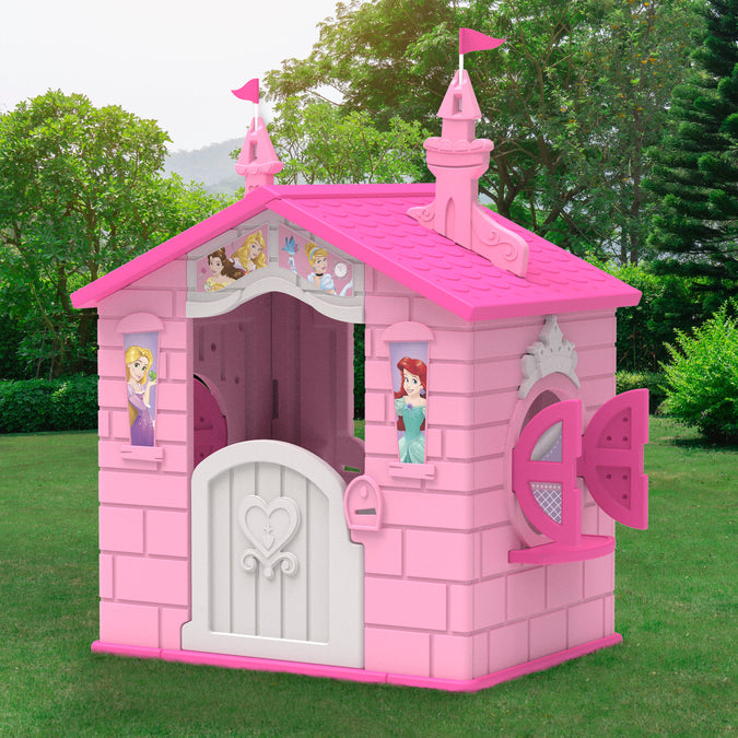 Disney Princess (1034) 5-Disney Princess Plastic Indoor/Outdoor Playhouse with Easy Assembly by Delta Children