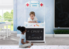 Assorted (999) 2-Reversible 4-in-1 Pretend Play Center with Chalkboard & Storage