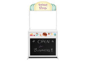 Assorted (999) 8-Reversible 4-in-1 Pretend Play Center with Chalkboard & Storage