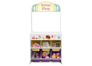 Assorted (999) 9-Reversible 4-in-1 Pretend Play Center with Chalkboard & Storage