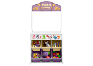 Assorted (999) 11-Reversible 4-in-1 Pretend Play Center with Chalkboard & Storage