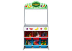 Assorted (999) 5-Reversible 4-in-1 Pretend Play Center with Chalkboard & Storage