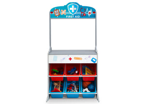 Assorted (999) 7-Reversible 4-in-1 Pretend Play Center with Chalkboard & Storage