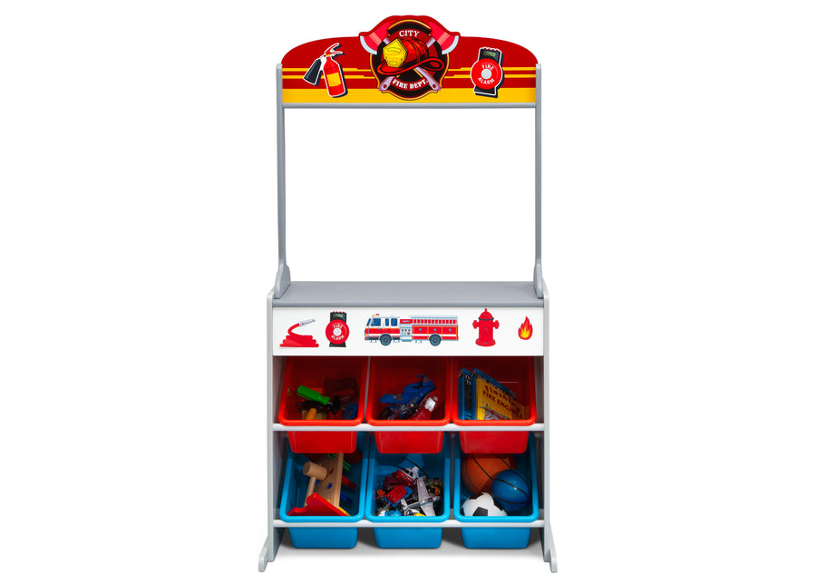 Assorted (999) 9-Reversible 4-in-1 Pretend Play Center with Chalkboard & Storage