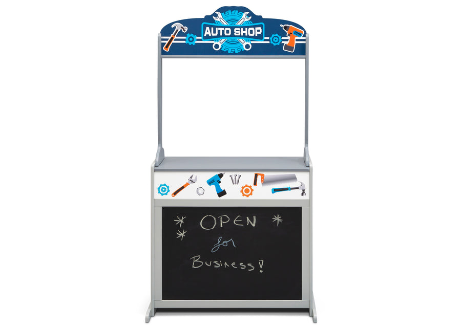 Assorted (999) 10-Reversible 4-in-1 Pretend Play Center with Chalkboard & Storage