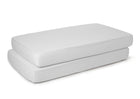 White (100) 3-Fitted Crib Sheets - 2 Pack, White
