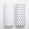 DCB: Hearts (3014) 4-Hearts Fitted Crib Sheets - 2 Pack