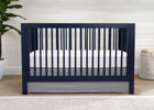 Linen Grey (070) 9-babyGap Linen Crib Skirt