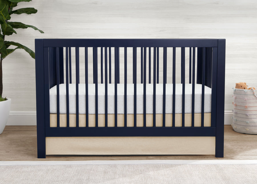 Natural (160) 3-babyGap Linen Crib Skirt
