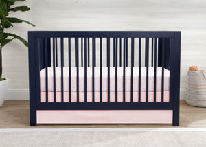 Pink (660) 23-babyGap Linen Crib Skirt