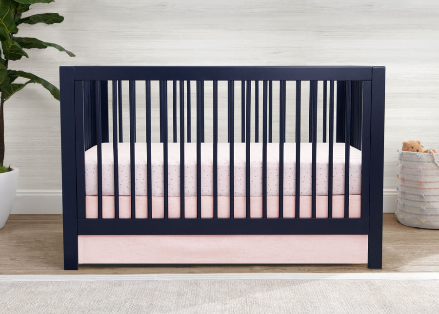 Pink (660) 5-babyGap Linen Crib Skirt