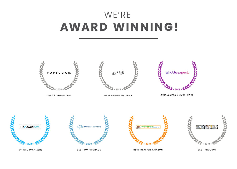 Delta Children Infinity Light Grey (063) 4-Pocket Hanging Wall Organizer 9-4-Pocket Hanging Wall Organizer