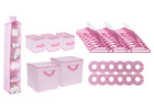 Delta Children Barely Pink (689) 48 Piece Nursery Storage Set, Silo f2f 13-48 Piece Nursery Storage Set