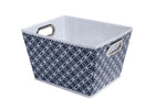 Infinity Navy (417) Deluxe Water-Resistant Rectangle Tapered Tote d2d 4-Deluxe Water-Resistant Rectangle Tapered Tote