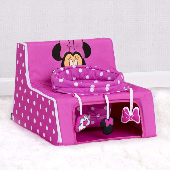 Minnie (5002) 0-Minnie Mouse Sit N Play Portable Activity Seat for Babies