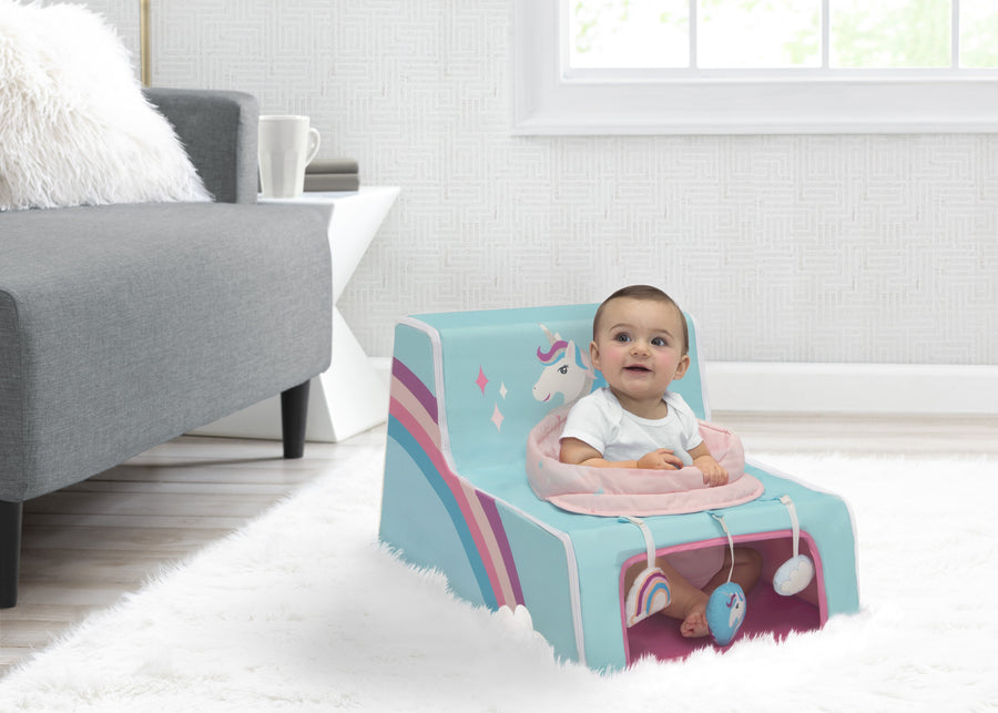 Blue Unicorn (5060) 1-Unicorn Sit N Play Portable Activity Seat for Babies