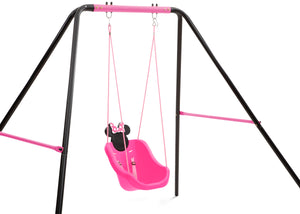 Minnie Mouse (1063) 4-Minnie Mouse 2-in-1 Outdoor Kids Swing