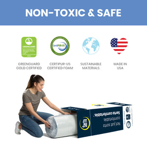 No Color (NO) 5-Angel Whispers Dual Sided Baby Crib Mattress and Toddler Mattress