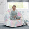 Tie-Dye (5055) 17-Cozee Fluffy Chair, Toddler Size (For Kids Up to 6 Years Old)