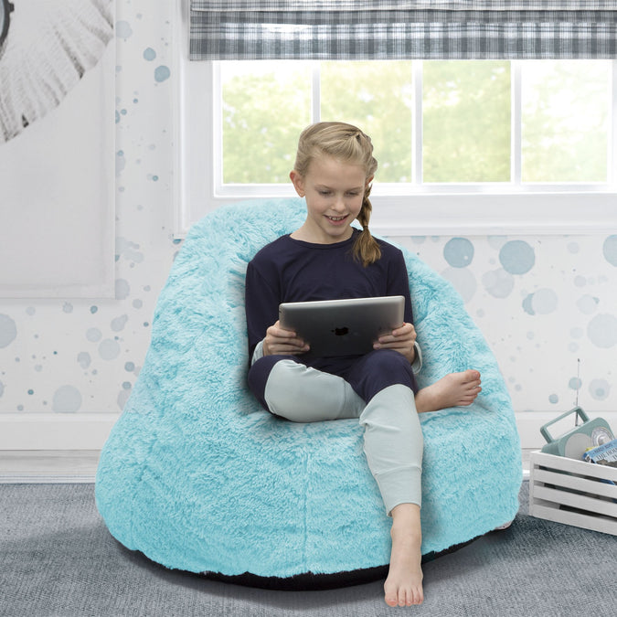 Aqua (2046) 5-Cozee Fluffy Chair, Kid Size (For Kids Up To 10 Years Old)