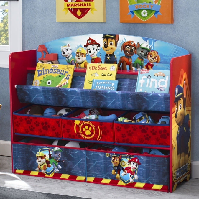 Delta Children Paw Patrol (1121) Deluxe Book and Toy Organizer (TB83271PW) 5-PAW Patrol Deluxe Book and Toy Organizer