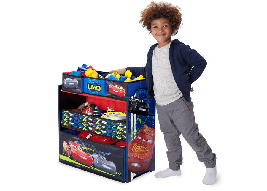 Disney Cars (1014) 2-Cars Multi-Bin Toy Organizer