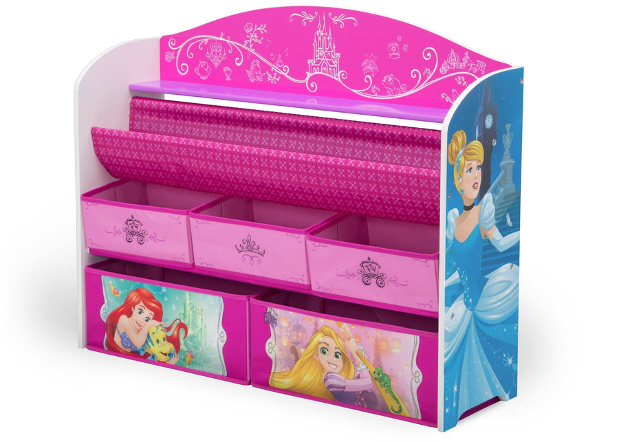 Disney Princess (1034) 3-Princess Deluxe Book & Toy Organizer