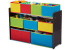 Dark Chocolate (207) 5-Deluxe Multi-Bin Toy Organizer with Storage Bins